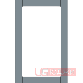 Фасад Эмаль Матовая 19мм Стандарт 6 Витрина