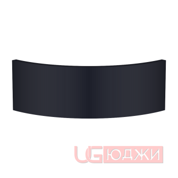 Цоколь полукруглый Эмаль Матовая R300х150мм