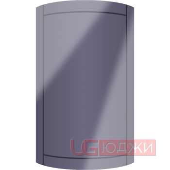 Фасад Эмаль Глянец 19мм Стандарт 6 полукруглый R300 высота 717-916мм