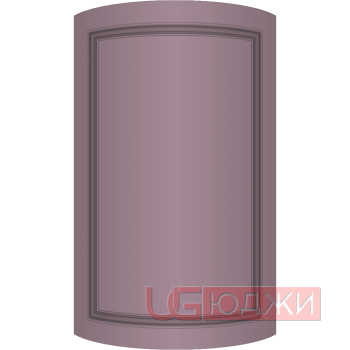 Фасад Эмаль Матовая 19мм Престиж Классика 73 полукруглый R300 высота 357-716мм