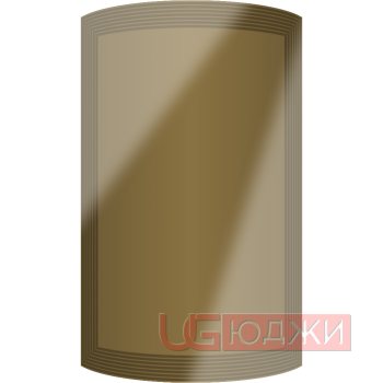 Фасад Эмаль Глянец 19мм Престиж Модерн 77 полукруглый R300 высота 717-916мм