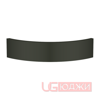 Цоколь полукруглый Эмаль Матовая R300х100мм