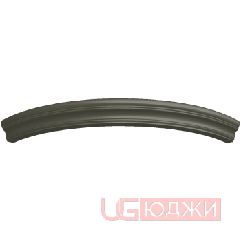 Карниз верхний полукруглый Эмаль Матовая R300х60мм