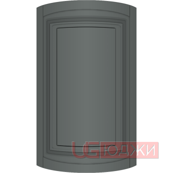 Фасад Эмаль Матовая 19мм Престиж Классика 66 полукруглый R300 высота 717-916мм