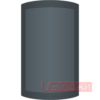 Фасад Эмаль Матовая 19мм Престиж Модерн 77 полукруглый R300 высота 717-916мм