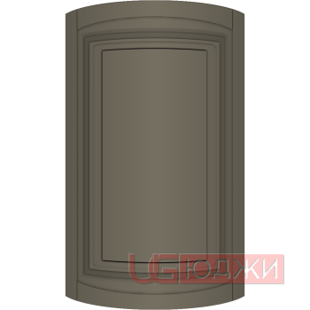 Фасад Эмаль Матовая 19мм Престиж Классика 66 полукруглый R300 высота 357-716мм