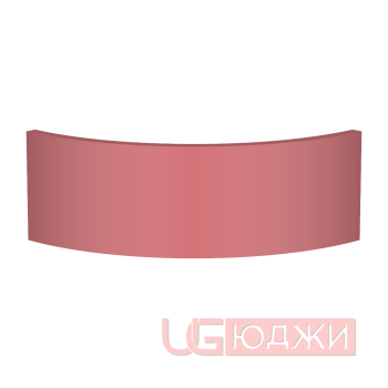 Цоколь полукруглый Эмаль Матовая R300х150мм