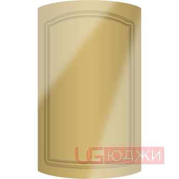 Фасад Эмаль Глянец 19мм Стандарт 3 полукруглый R300 высота 717-916мм