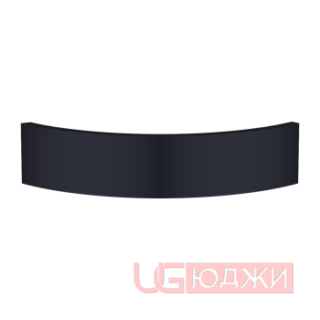 Цоколь полукруглый Эмаль Матовая R300х100мм