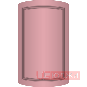 Фасад Эмаль Матовая 19мм Престиж Классика 73 полукруглый R300 высота 717-916мм