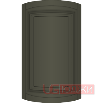 Фасад Эмаль Матовая 19мм Престиж Классика 66 полукруглый R300 высота 357-716мм