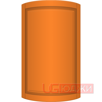 Фасад Эмаль Матовая 19мм Престиж Классика 67 полукруглый R300 высота 717-916мм