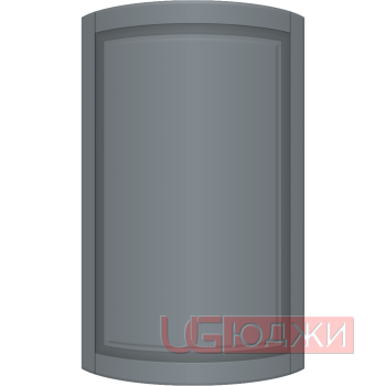 Фасад Эмаль Матовая 19мм Престиж Классика 67 полукруглый R300 высота 357-716мм