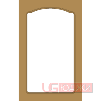 Фасад Эмаль Матовая 19мм Стандарт 3 Витрина