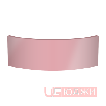 Цоколь полукруглый Эмаль Глянец R300х150мм