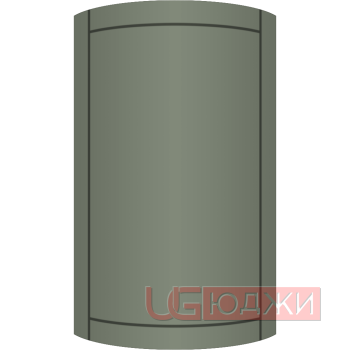 Фасад Эмаль Матовая 19мм Стандарт 6 полукруглый R300 высота 357-716мм