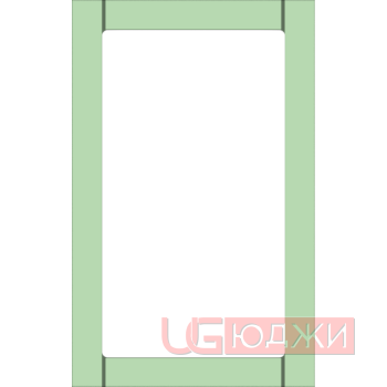 Фасад Эмаль Матовая 19мм Стандарт 6 Витрина