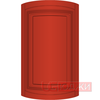 Фасад Эмаль Матовая 19мм Престиж Классика 66 полукруглый R300 высота 717-916мм