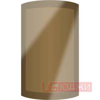 Фасад Эмаль Глянец 19мм Престиж Модерн 77 полукруглый R300 высота 717-916мм