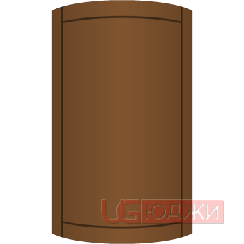 Фасад Эмаль Матовая 19мм Стандарт 6 полукруглый R300 высота 357-716мм