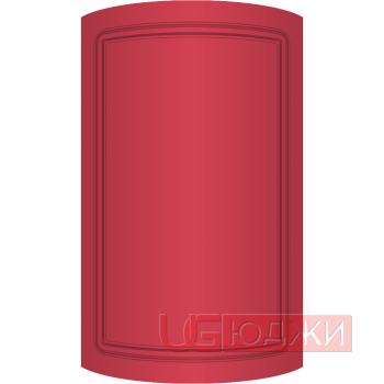 Фасад Эмаль Матовая 19мм Стандарт 1 полукруглый R300 высота 717-916мм