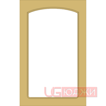 Фасад Эмаль Матовая 19мм Стандарт 11 Витрина