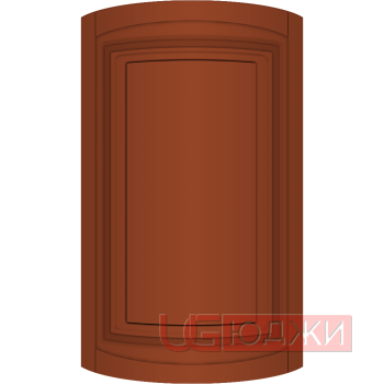 Фасад Эмаль Матовая 19мм Престиж Классика 66 полукруглый R300 высота 357-716мм