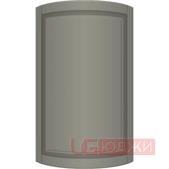 Фасад Эмаль Матовая 19мм Престиж Классика 67 полукруглый R300 высота 717-916мм