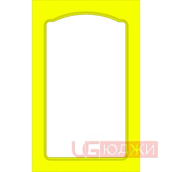 Фасад Эмаль Матовая 19мм Стандарт 3 Витрина