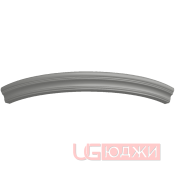 Карниз верхний полукруглый Эмаль Матовая R300х60мм