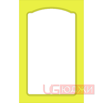 Фасад Эмаль Матовая 19мм Стандарт 3 Витрина