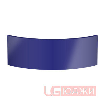 Цоколь полукруглый Эмаль Глянец R300х150мм