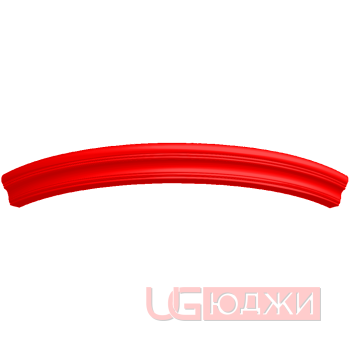Карниз верхний полукруглый Эмаль Матовая R300х60мм