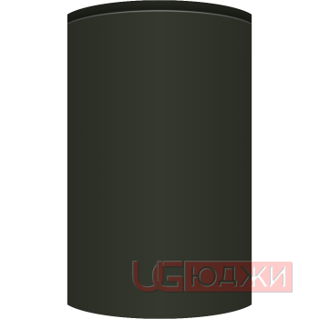 Фасад Эмаль Матовая 19мм Интегрированная ручка V1 полукруглый R300 высота 717-916мм