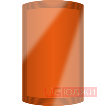 Фасад Эмаль Глянец 19мм Престиж Модерн 77 полукруглый R300 высота 717-916мм