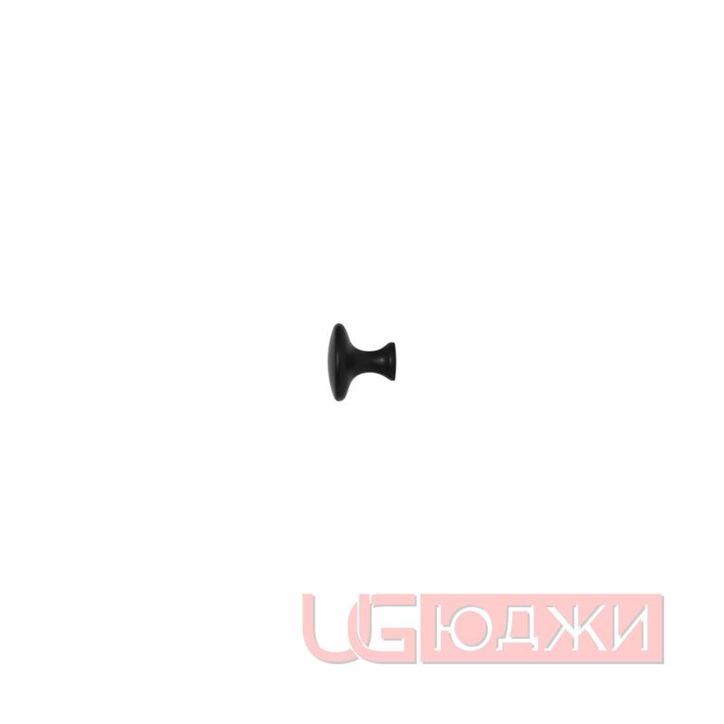 Ручка-кнопка UDINE, чёрный матовый