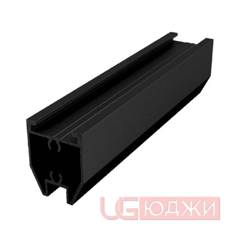 Горизонтальный верхний профиль Felix Чёрный муар 6,0м
