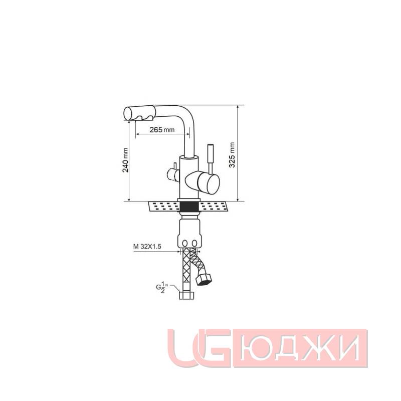 Смеситель SPRF 8201, Графит