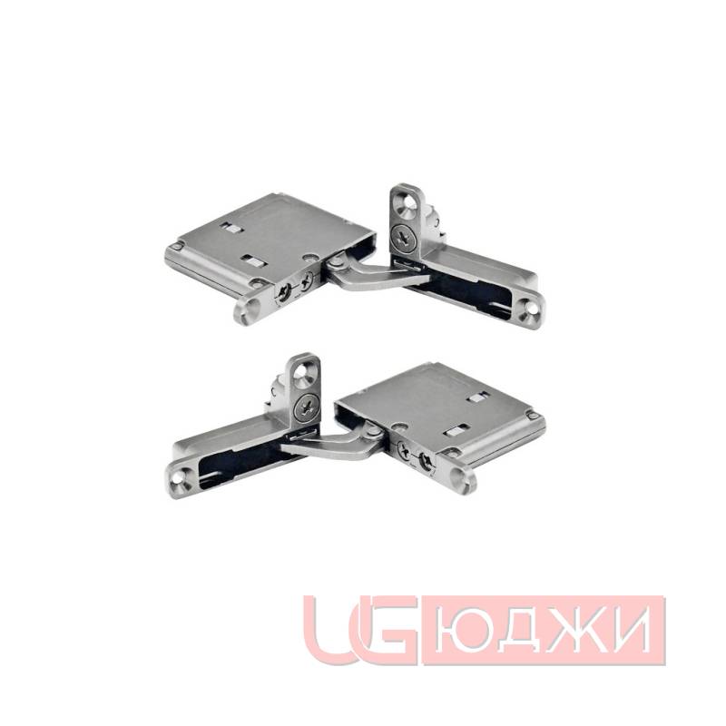 Петли для фасадов Con Bisagras, хром (2шт.)