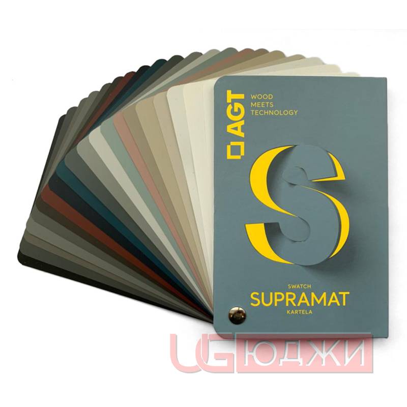 Образцы цветов фасадов Supramat