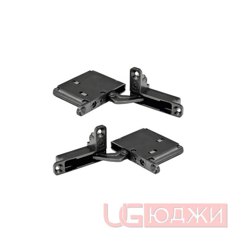 Петли для фасадов Con Bisagras, чёрный (2шт.)