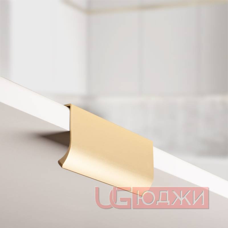 Ручка профильная 96/150мм, золото матовое