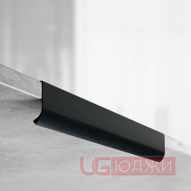 Ручка профильная 320/400мм, чёрный матовый