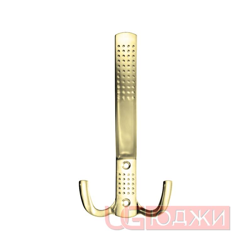 Крючок мебельный 3-х рожковый WP1103/К305, золото