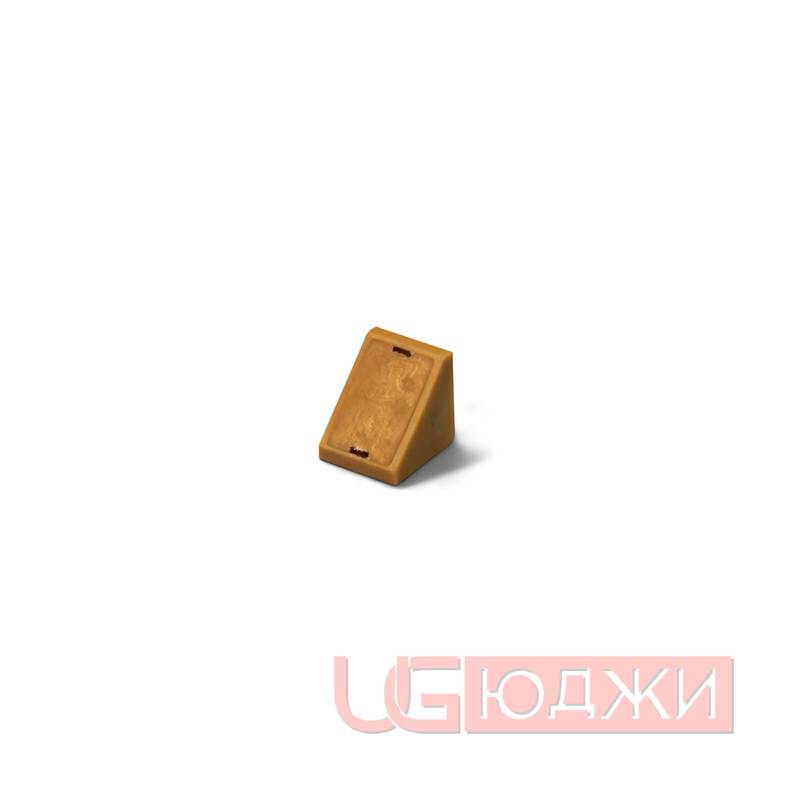 Монтажный уголок с крышкой №5, ольха 22х22мм (300шт.упак.)