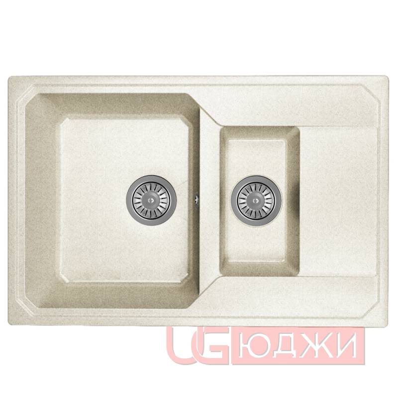 Мойка Bamboo Кардинал 760К Серый