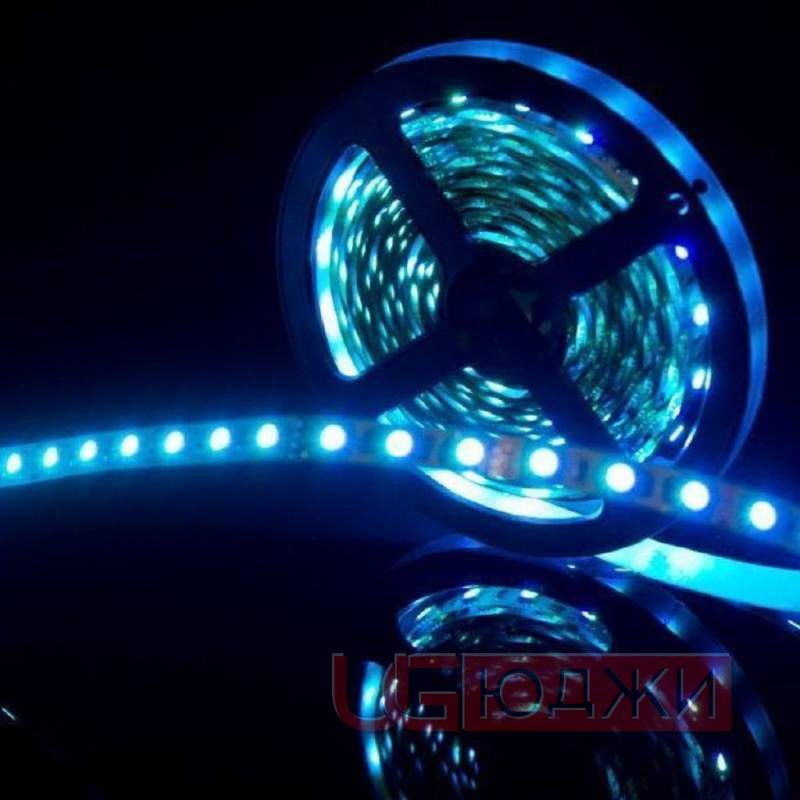 Лента 60 диодов/п.м. 5050 RGB 12V, 14,4w/м, L-5м
