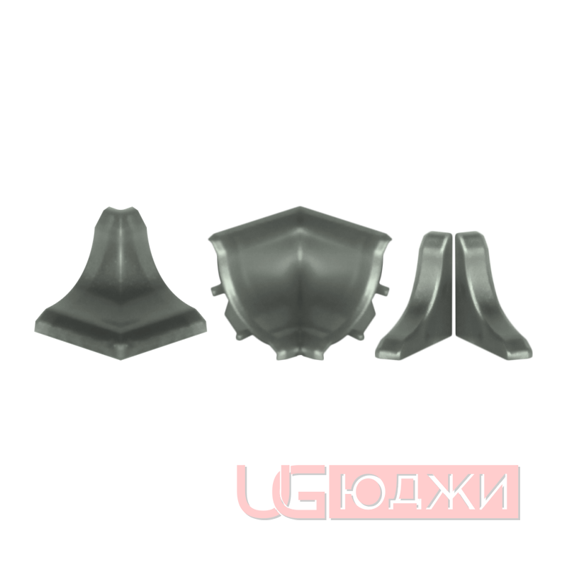 Комплект заглушек LB-15, 001 алюминий