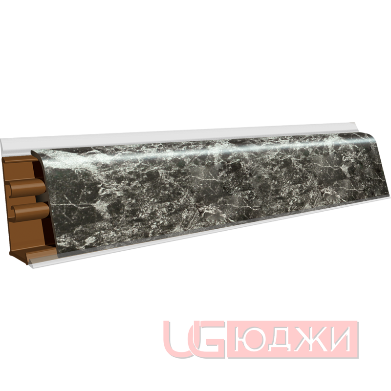 Плинтус для столешниц LB-37 3,0м 367 Мрамор чёрный (0921г, 2343м, 253г, 4046м, 5141м/459)