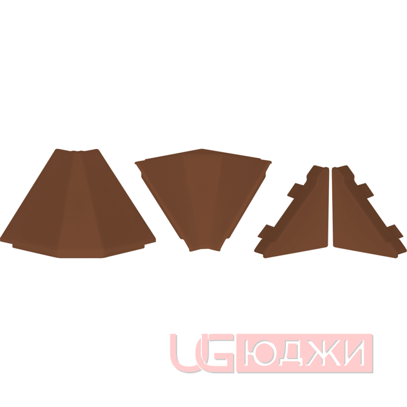Комплект заглушек, коричневый